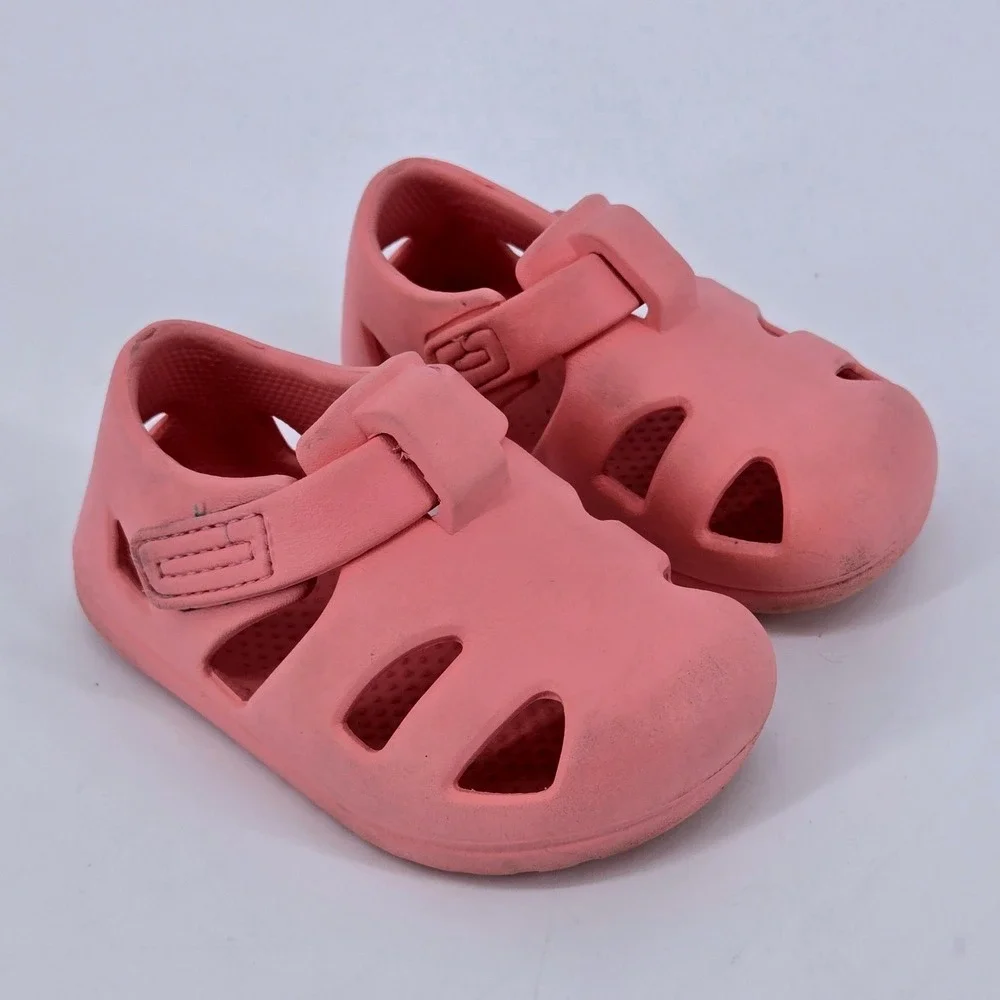 Ten Little Toddler Splash Sandals Desert Pink EVA Water Shoes Size 6 Beach Pool